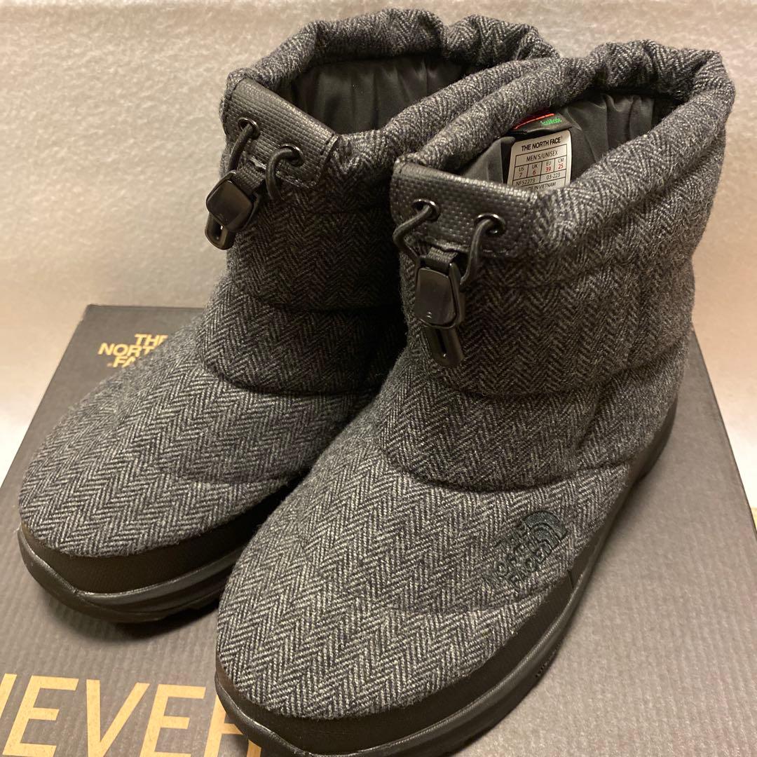 ザ ノースフェイス ショートブーツ　NF52273ウールブラック 25cm