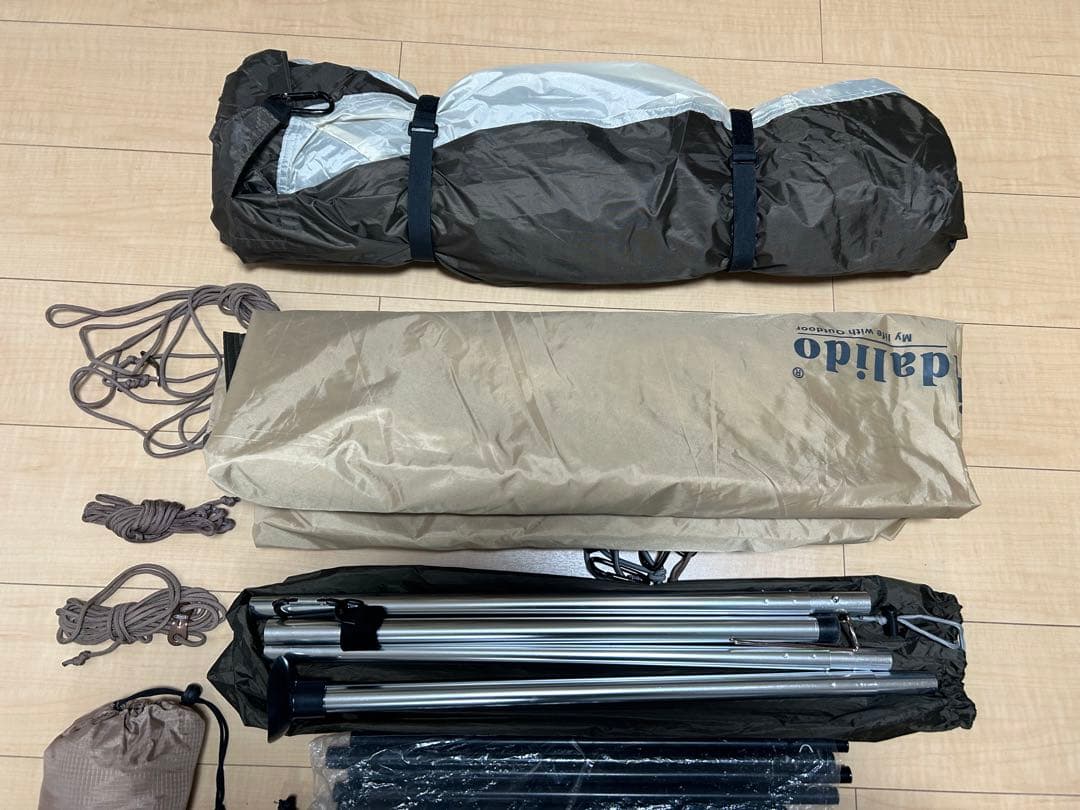 VidalidoワンポールテントSoomloom Ribitek 各ポールセット