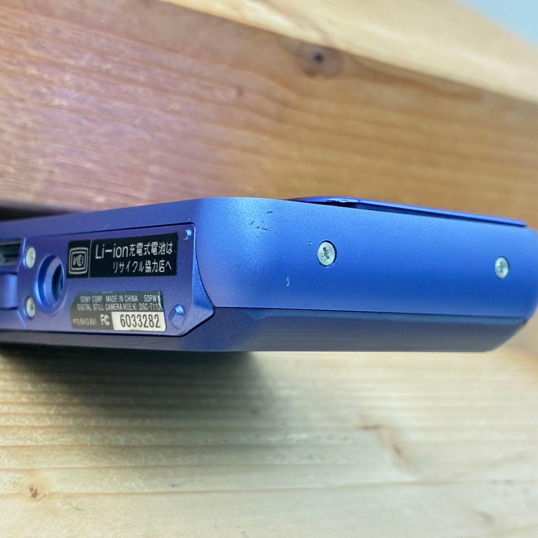 【動作品】SONY Cyber−Shot T DSC-T110 バイオレット