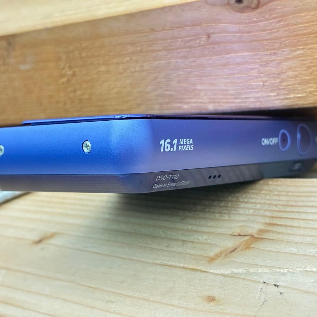 【動作品】SONY Cyber−Shot T DSC-T110 バイオレット