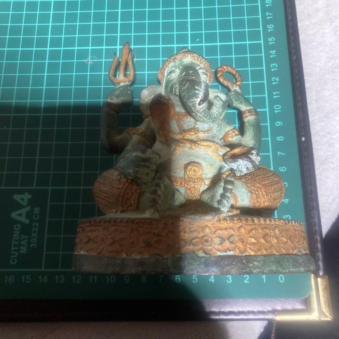 ガネーシャ像 銅像 置物 ヒンドゥー教　神仏様