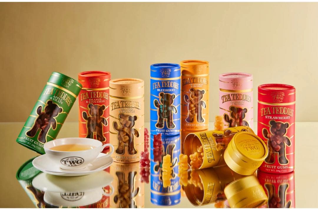TWG ミニテディベア　グミ　ティーセット
