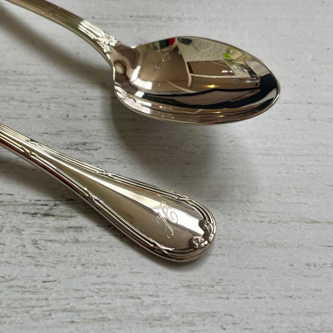 未使用Christofleクリストフル リュバン スプーン box入り2本セット