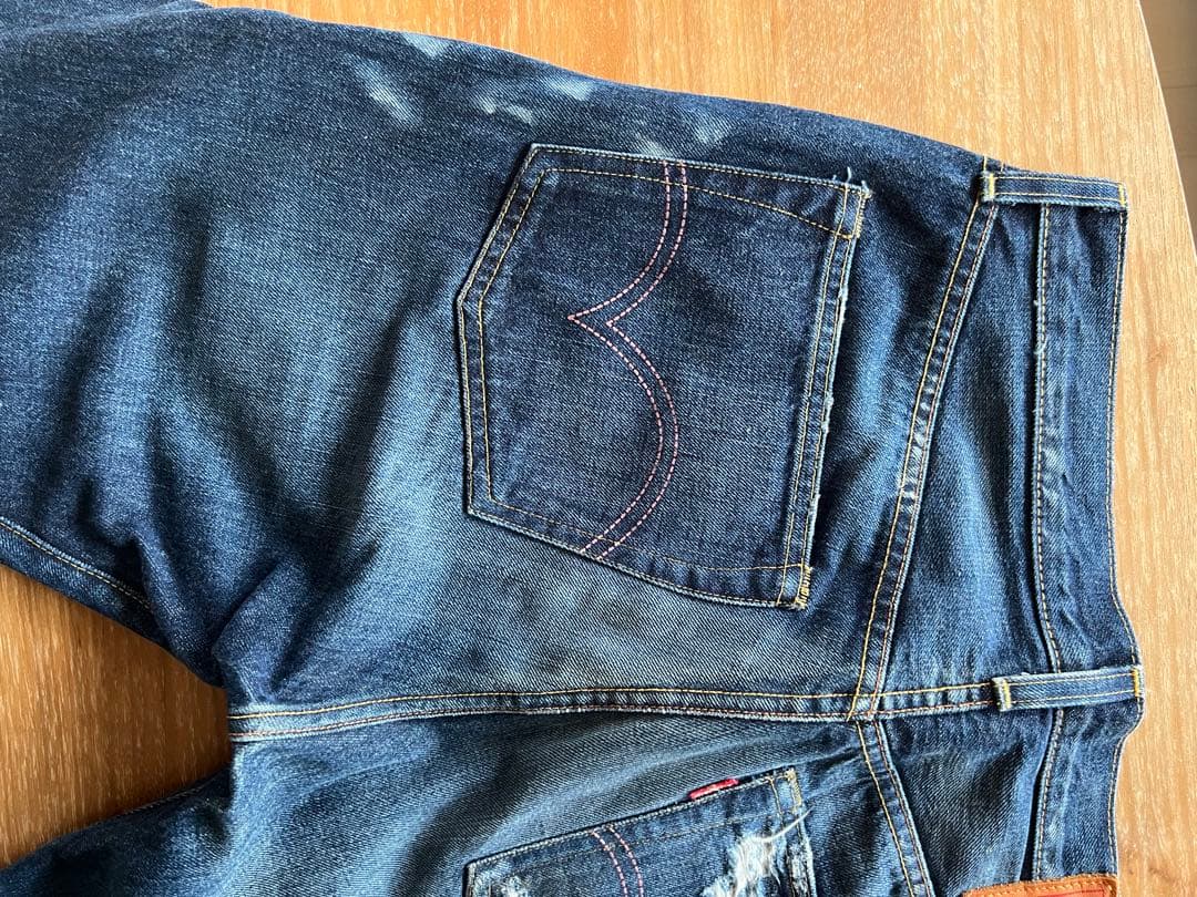 Levi’s S501XX 大戦モデル復刻 ダメージ加工 日本製 W36 L36