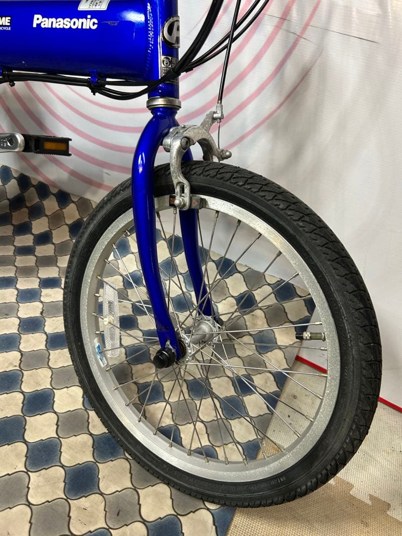 No.582パナソニックオフタイム BE-EHW07外装7段変速 折り畳み