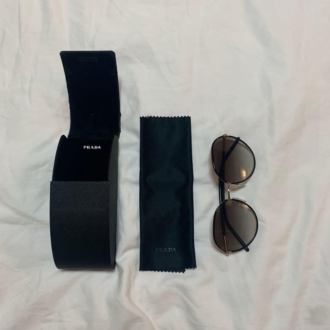 【期間限定10/5まで】PRADA オーバル型サングラス グラデーションレンズ