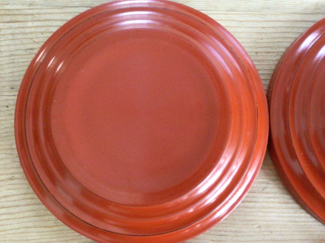 ⭕️⭕️お値下げ⭕️⭕️【新品未使用品】越前塗 茶托 漆器 平皿4枚⭕️⭕️