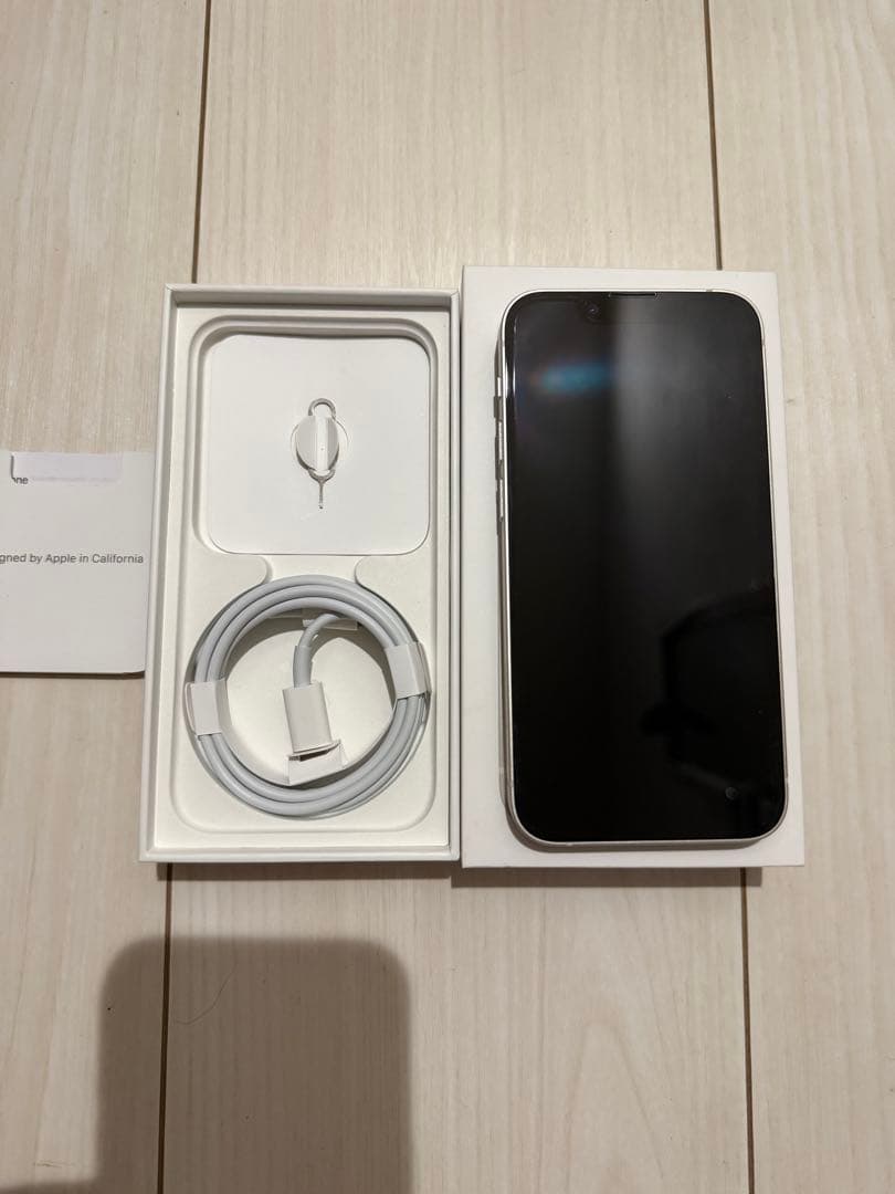 iPhone13mini 256gb スターライトSIMフリーホワイト