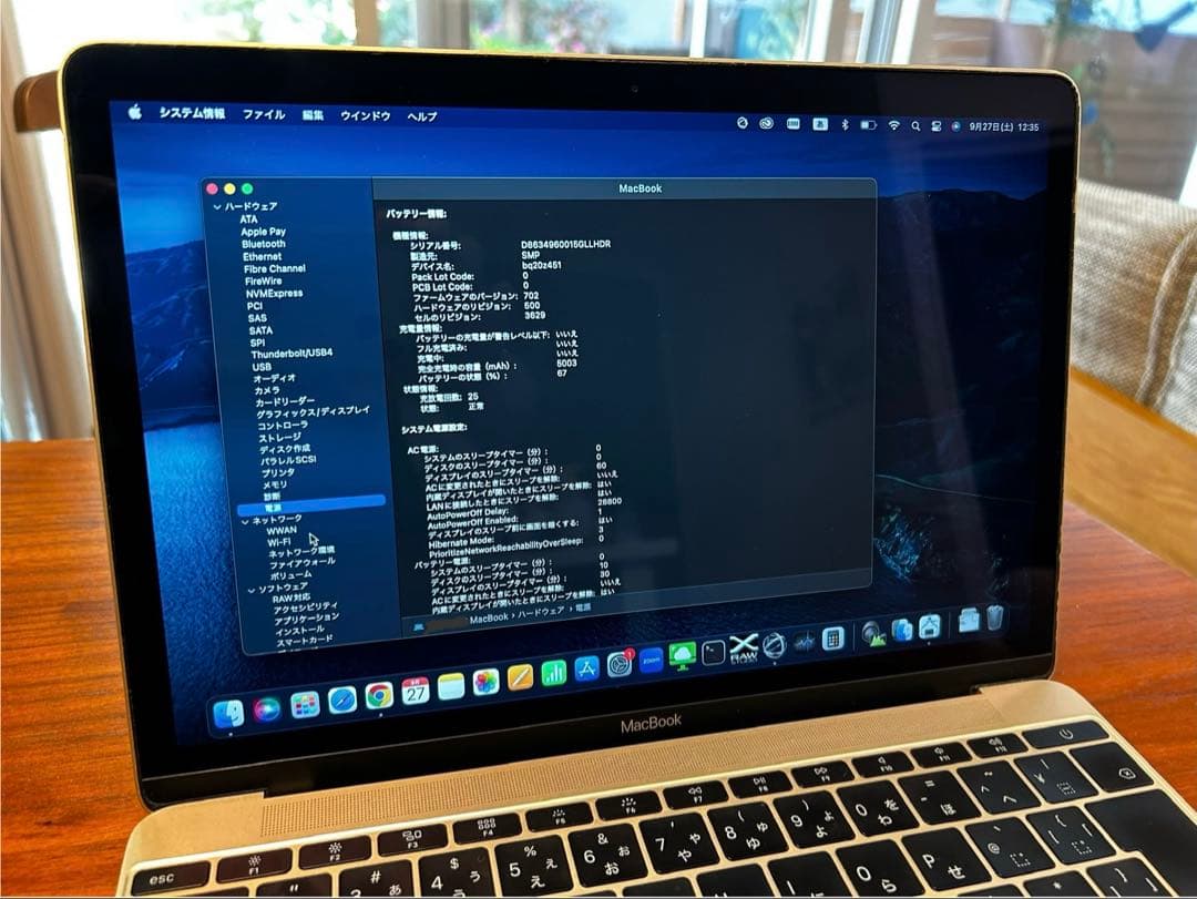 【バッテリー交換品】Apple MacBook (12-inch, 2017)