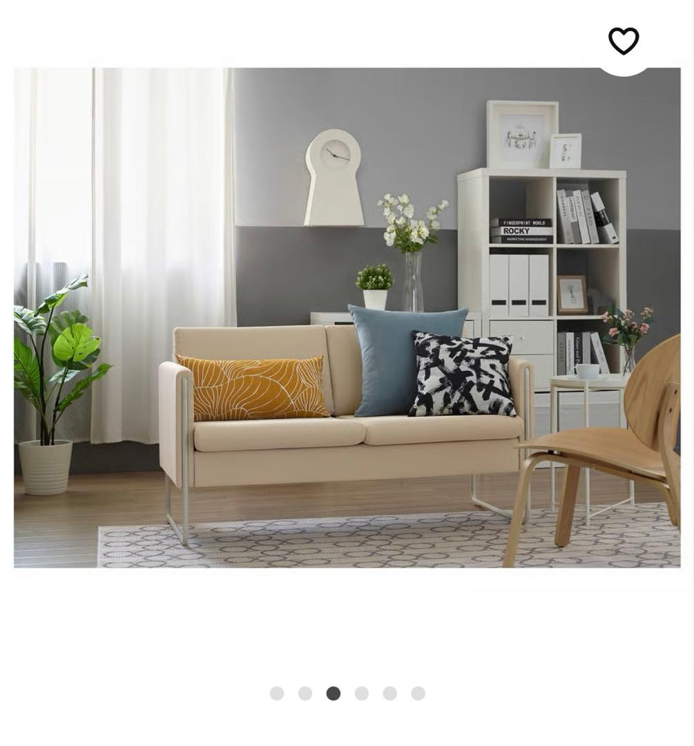 IKEA VACKERBY ヴァッケルビー 2人掛けソファ　コンパクトソファ