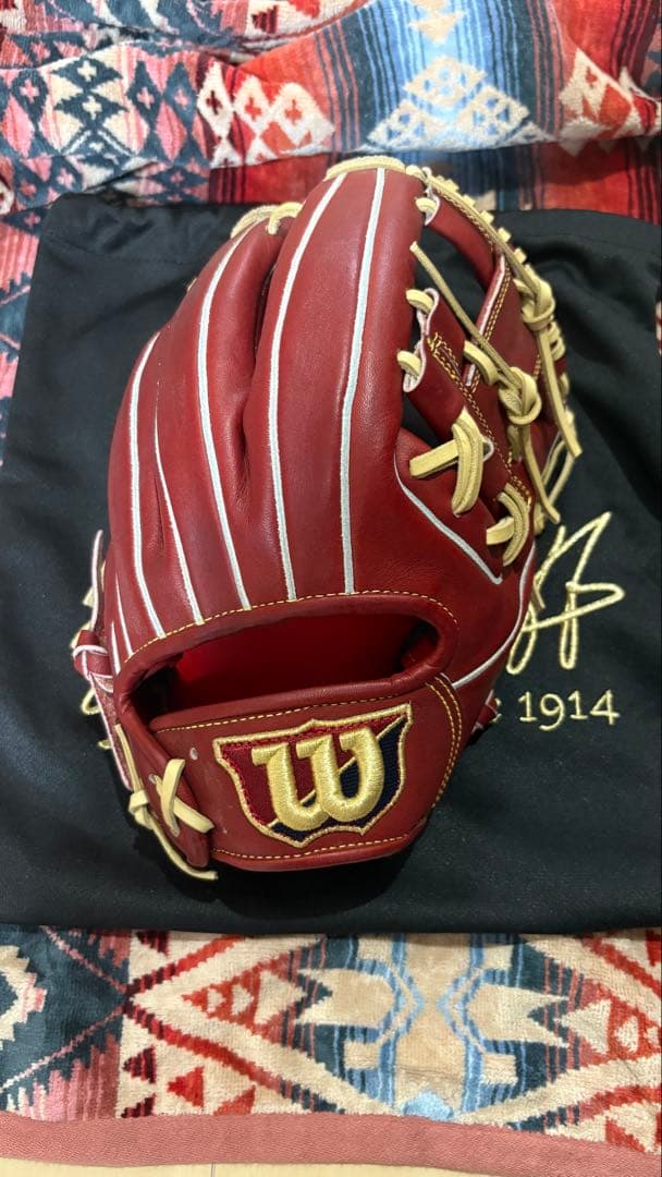 【ポン太】硬式用 WILSON STAFF DUAL 内野手用 86型
