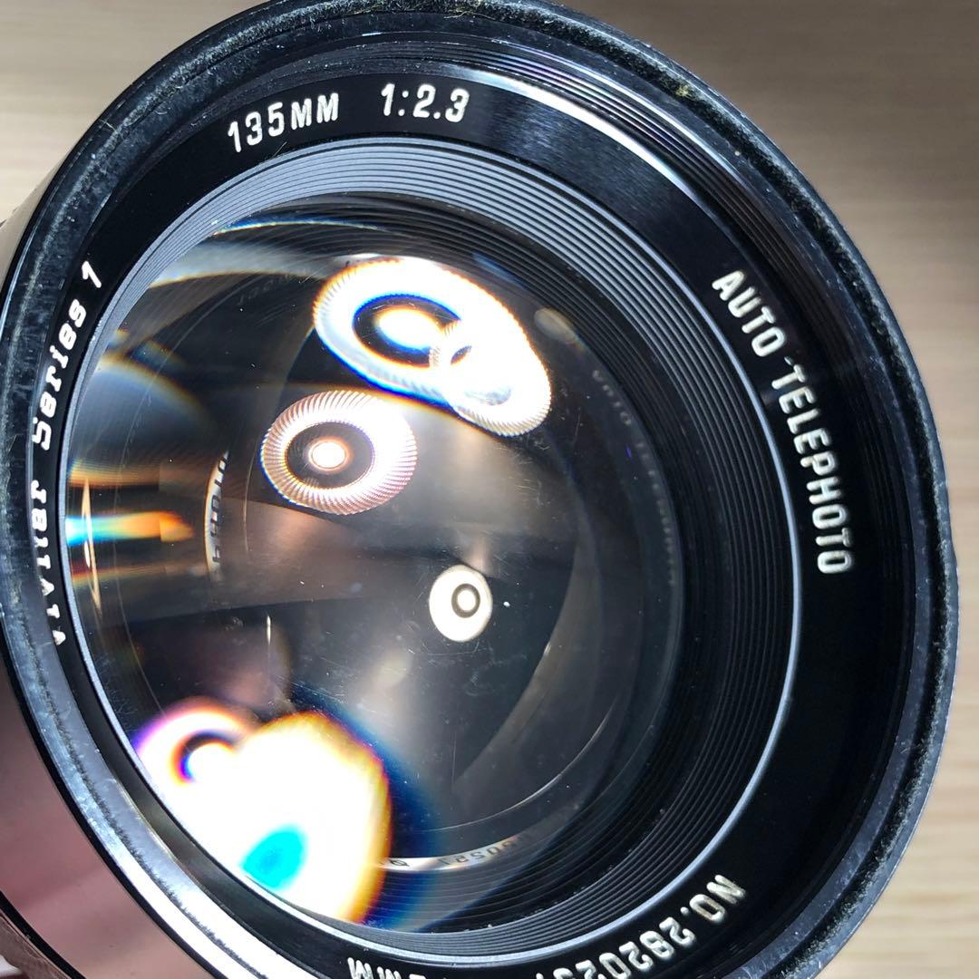 専用キャップ付レア？vivitar series1 135mm f2.3 M42