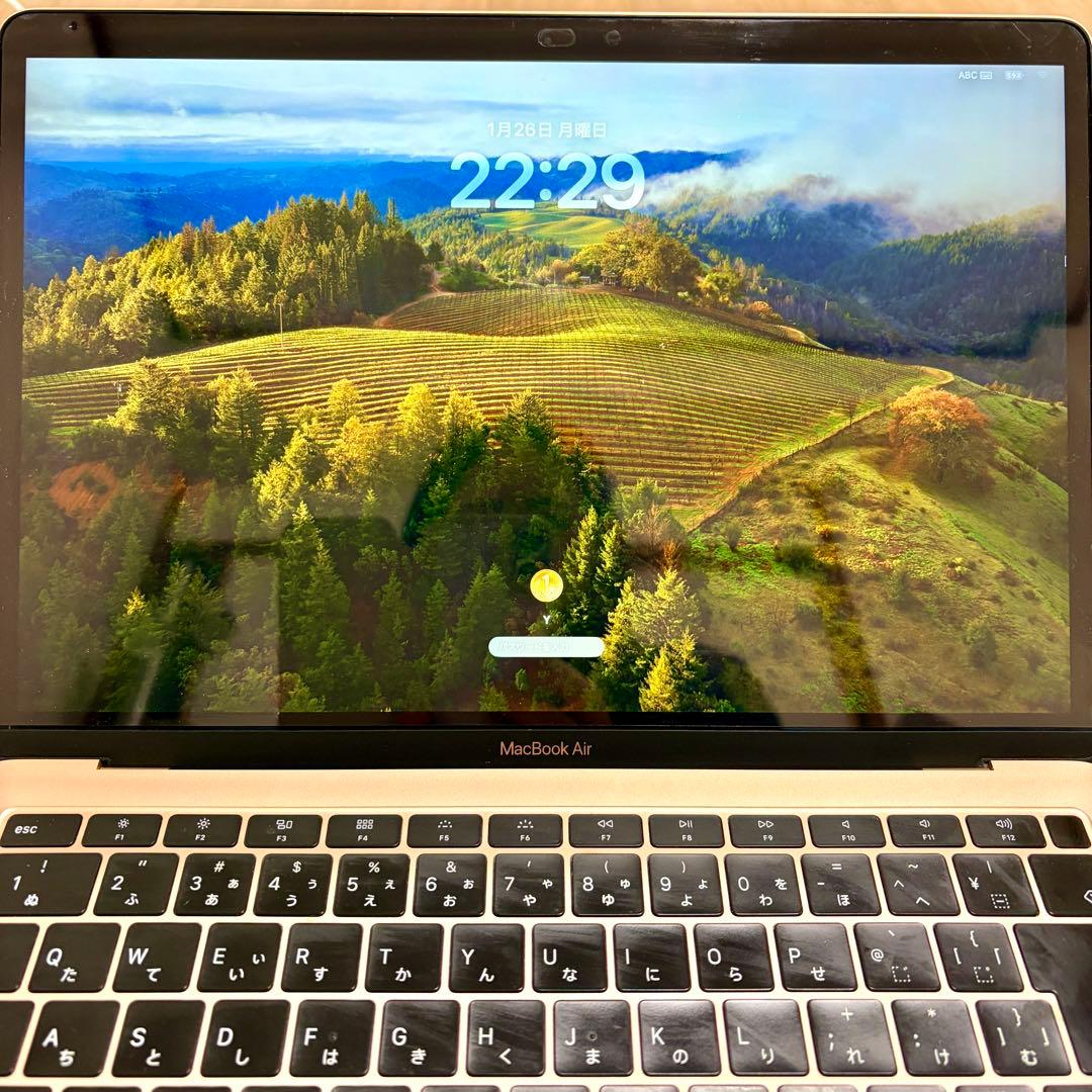13インチ MacBook Air ゴールド Retina 2018
