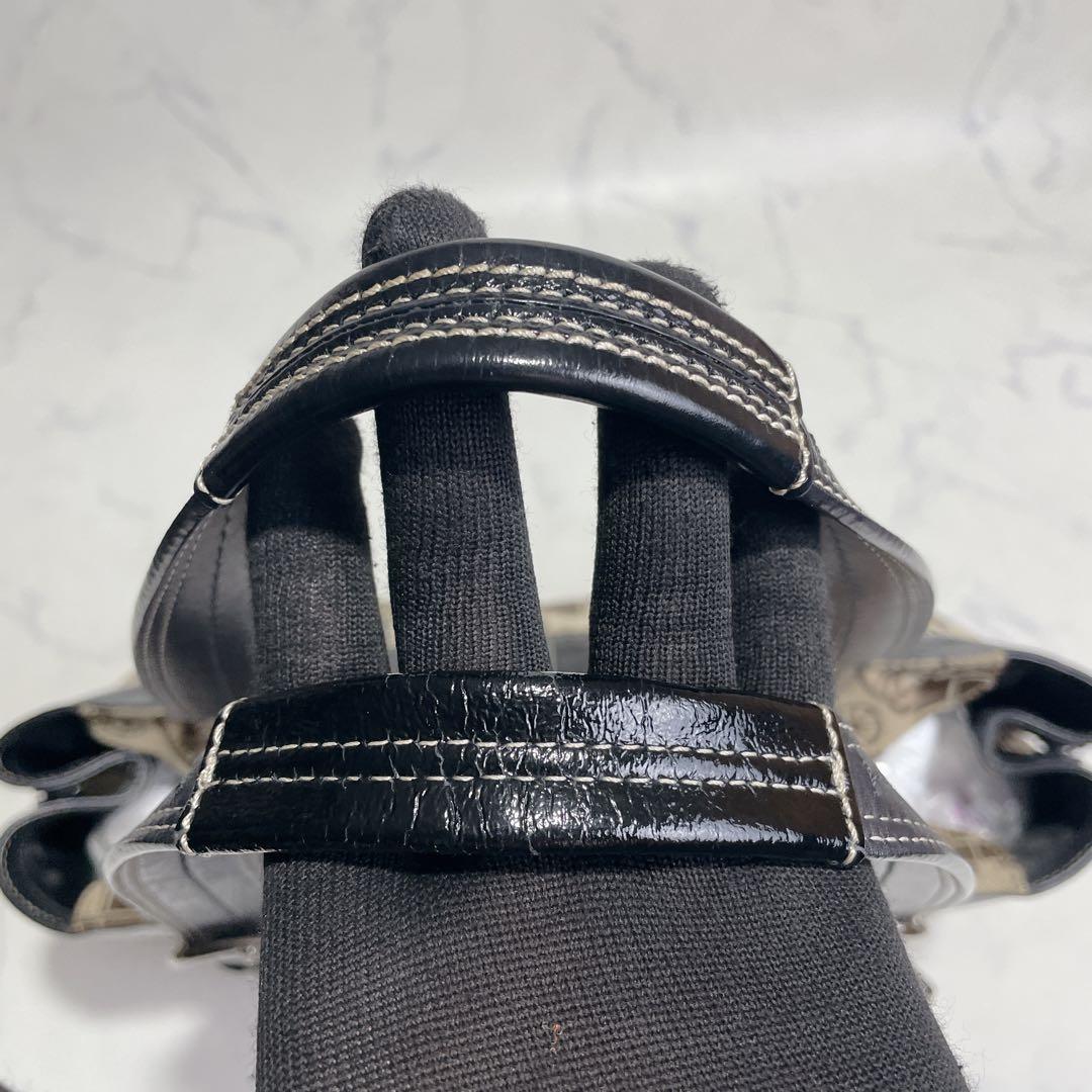 極美品✨COACH ハンドバッグ ホース&キャリッジ プリーテッド SOHO