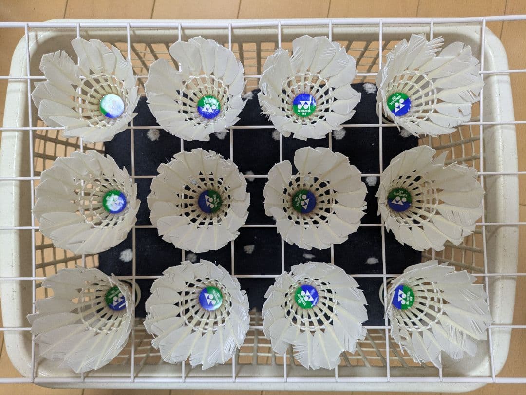 きのこ　バドミントン中古シャトル 120球