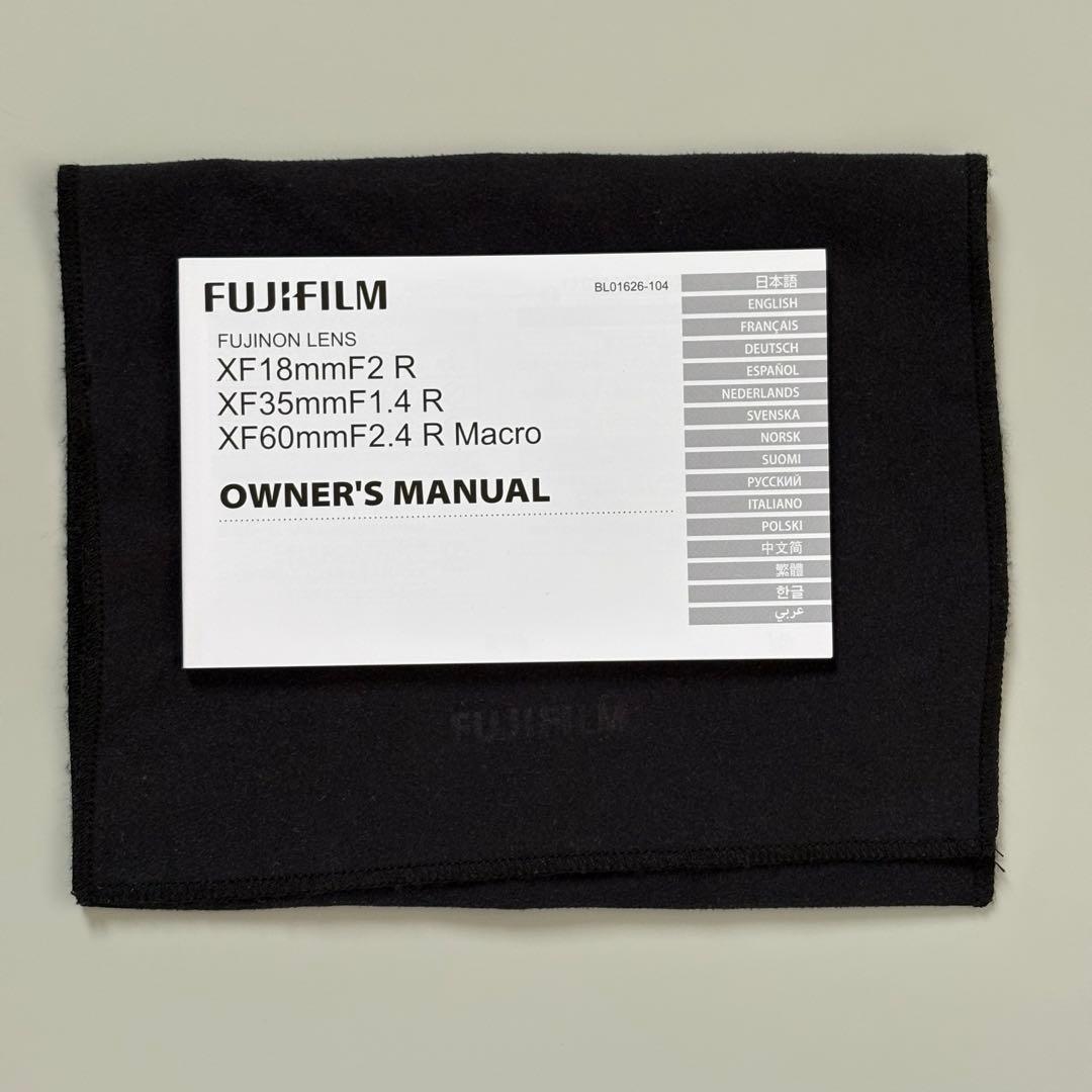 美品FUJIFILMフジノンXF35mm F1.4R