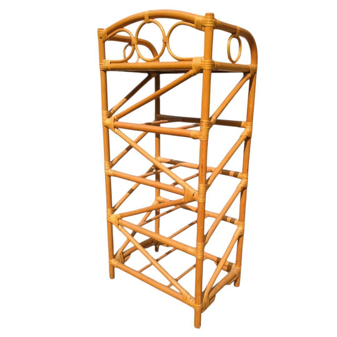 籐 ラタン チェスト4段 インテリア 昭和レトロ 箪笥