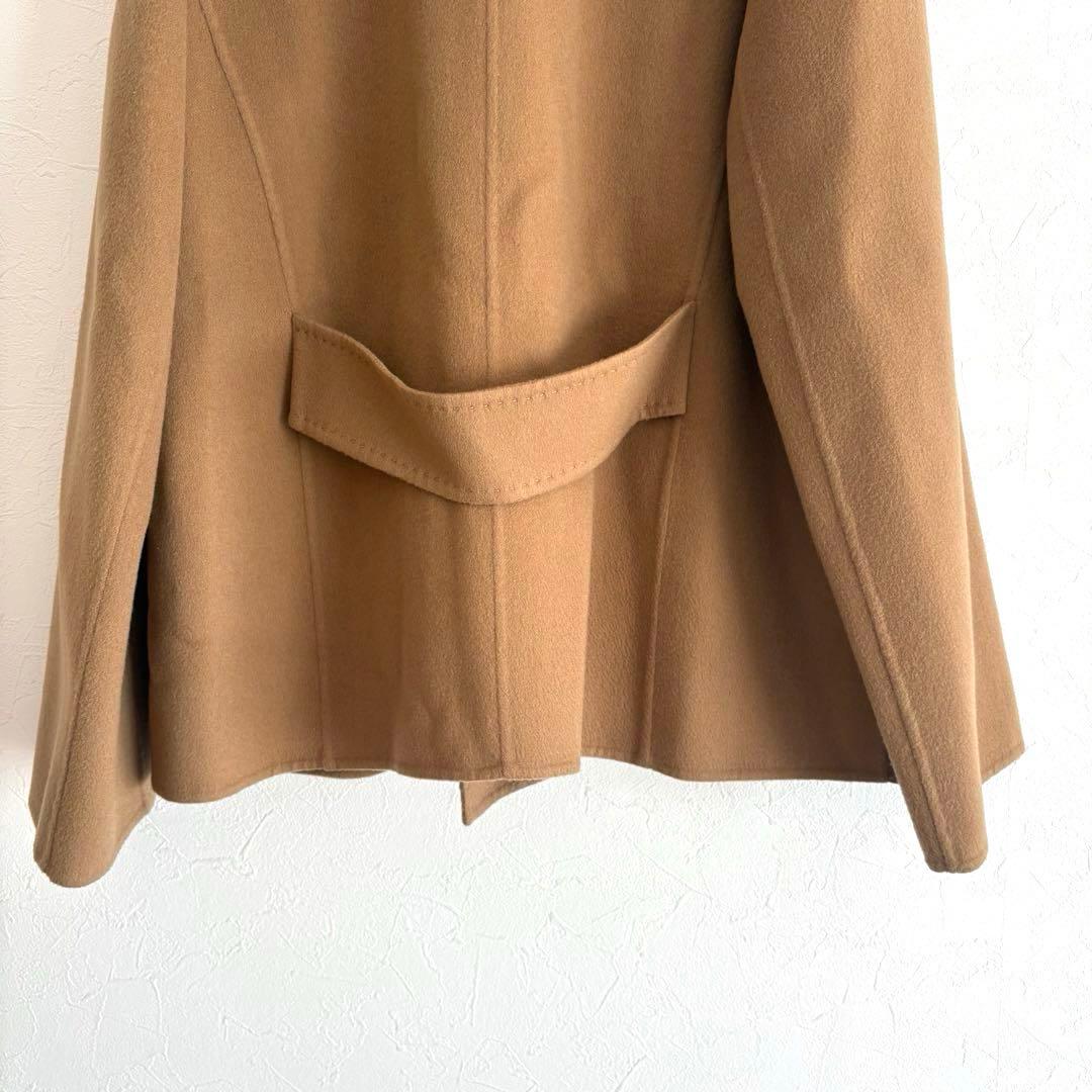 JOSEPH ウールシルク混 ライトダブルフェイス ショート丈コート 36