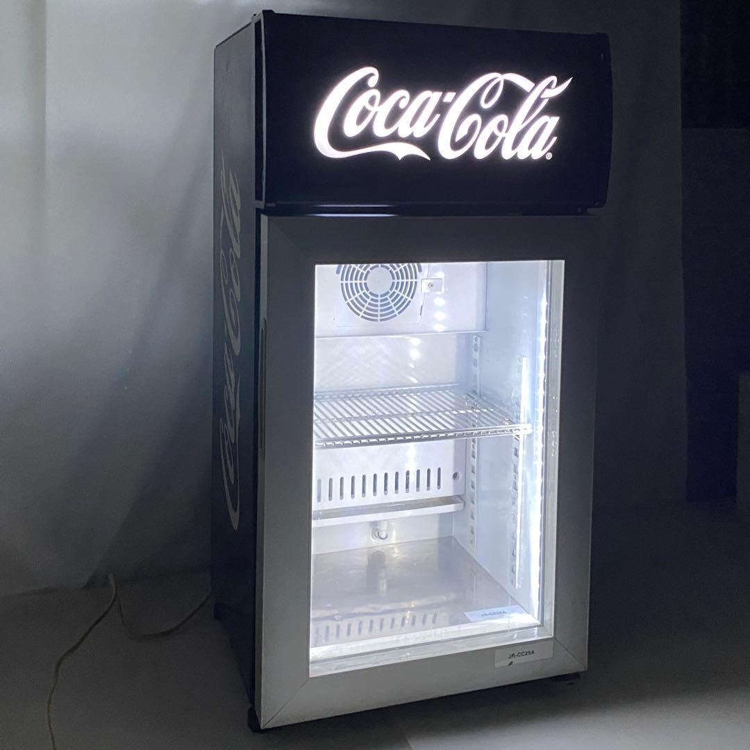 ◎コカコーラ 冷蔵庫 冷蔵ショーケース JR-CC25A 現状品 冷却可