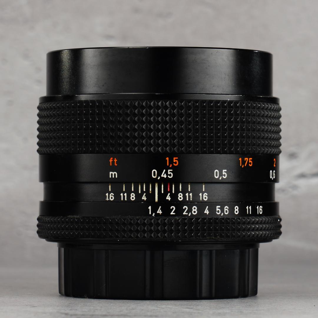 整＆テ済 Carl Zeiss Planar 50mm F1.4 AEJ 185