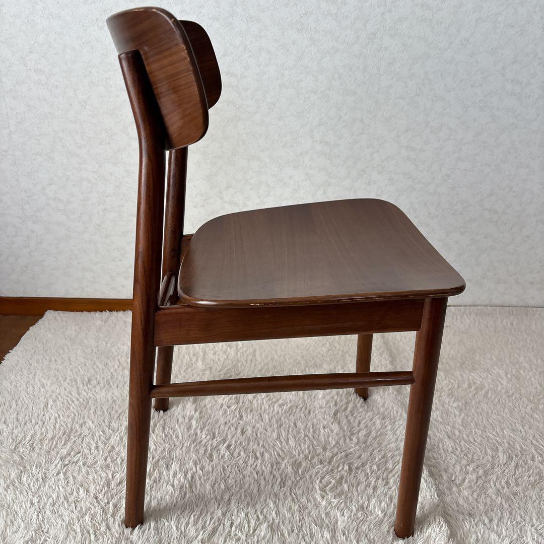 ウォールナット】MUJI 無印良品 ダイニング ラウンドチェア ヴィンテージ