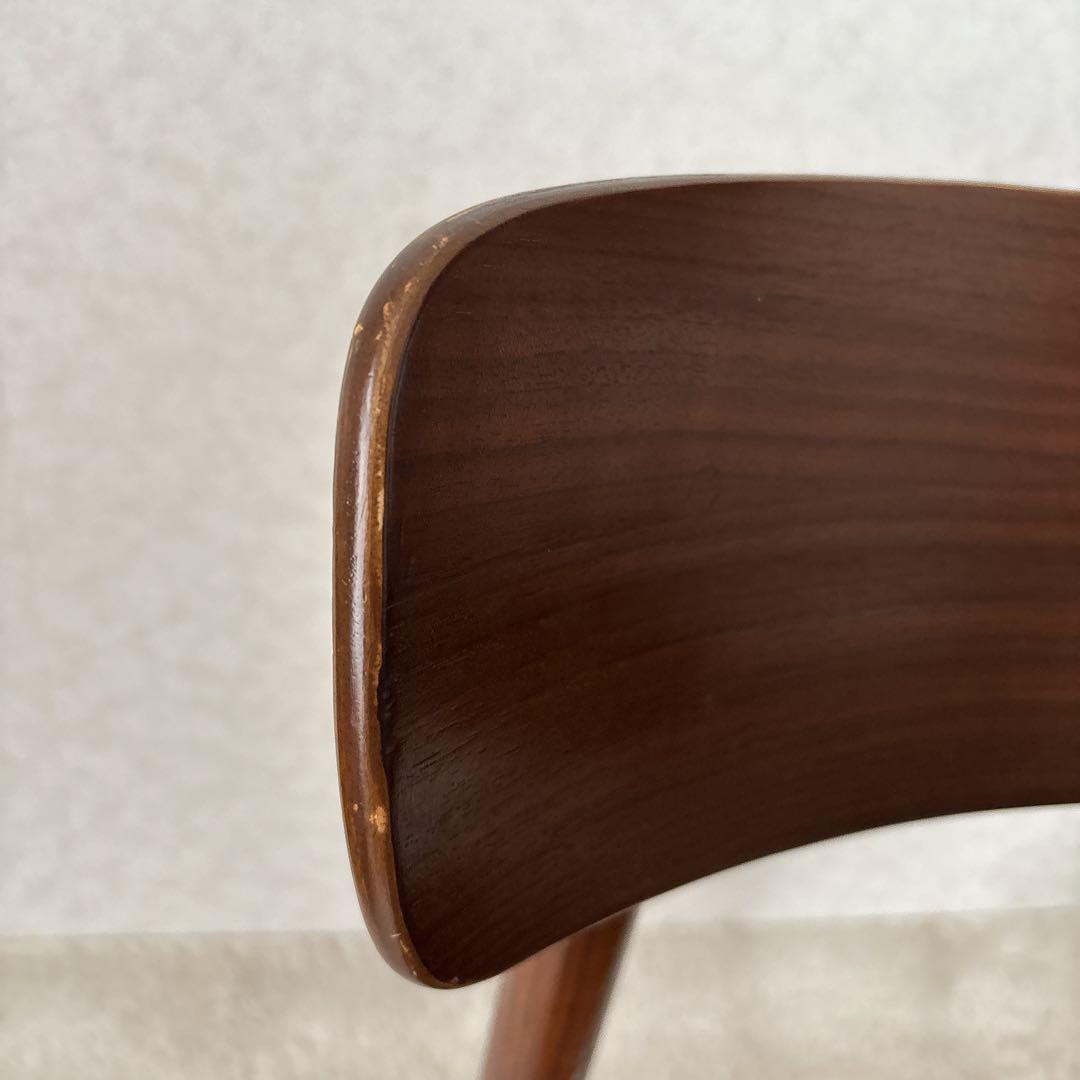 ウォールナット】MUJI 無印良品 ダイニング ラウンドチェア ヴィンテージ