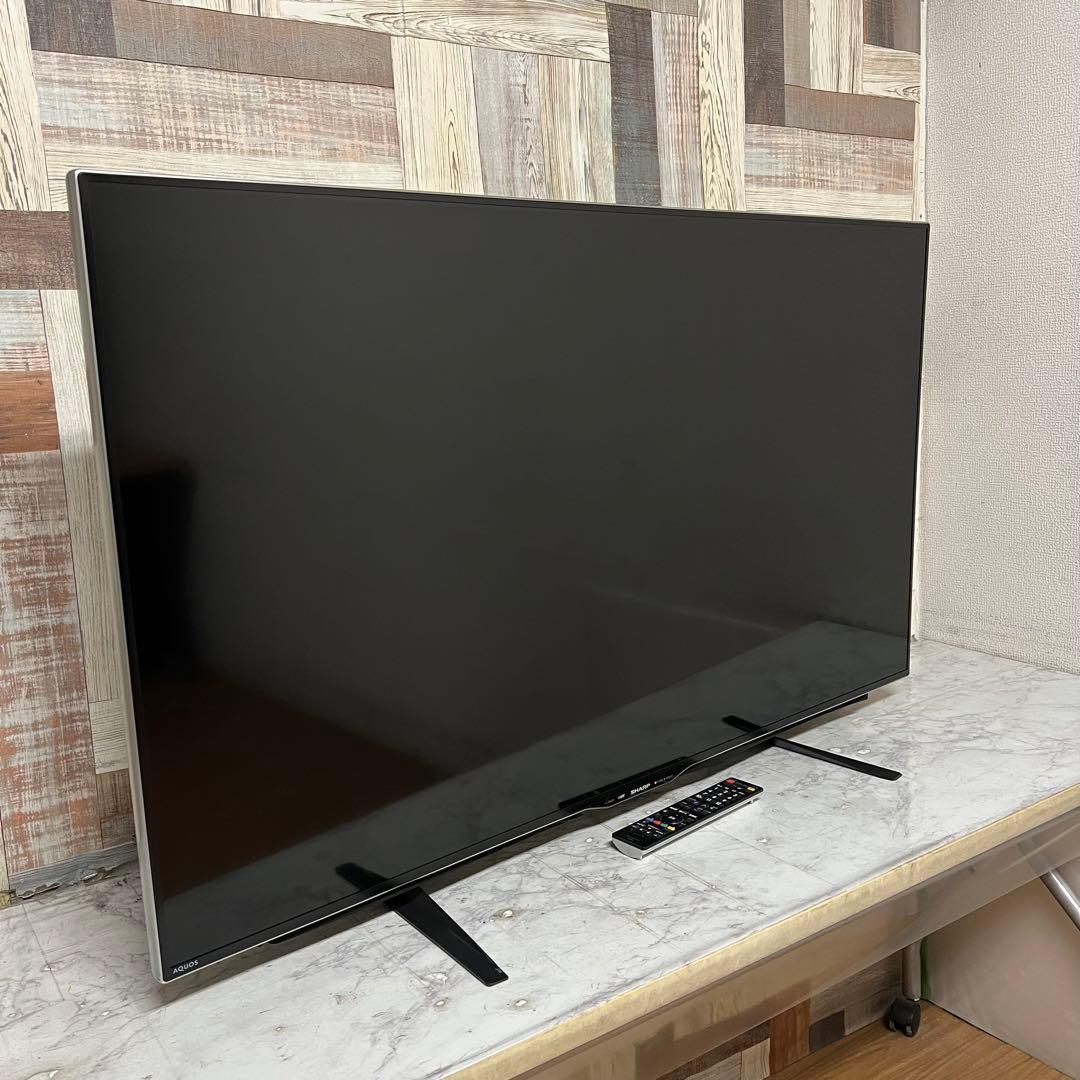 即日受渡❣️全国送料込シャープ50型4K液晶テレビ3チューナーユーチューブ視聴可