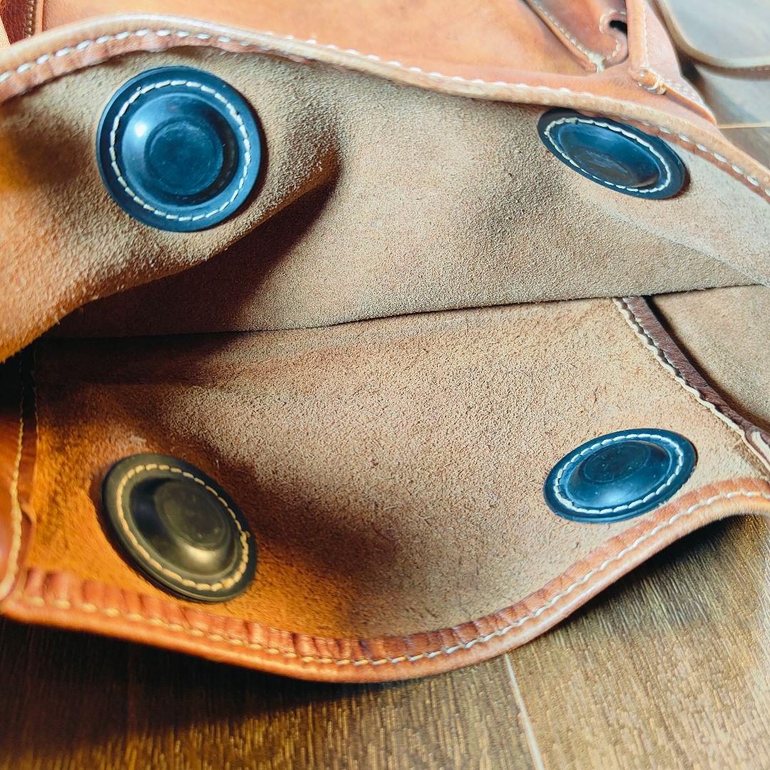 【極美品】オロビアンコ　イタリア製　高級レザーショルダーバッグ　本革 正規品