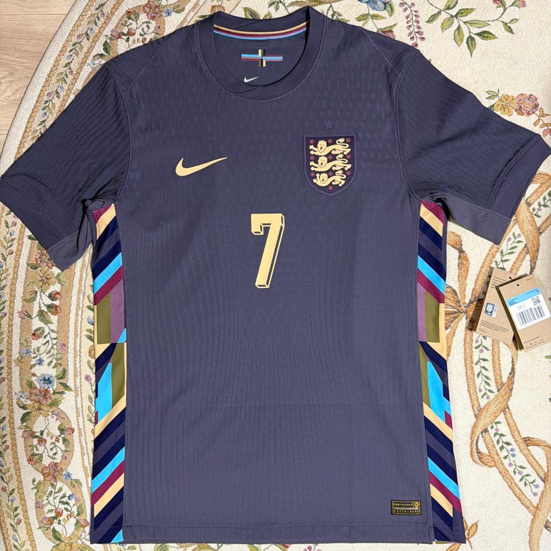 イングランド代表 パーマー #7 オーセンティックユニフォーム アウェイ M