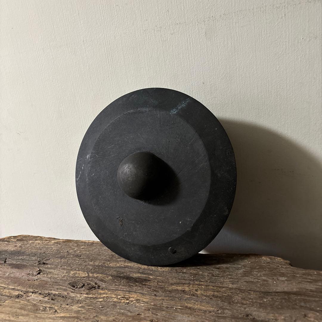 時代　銅鑼　銅鑼桴　鳴り物　だんじり鉦　祭鉦　双盤　鉦吾　鉦鼓　古美術　検:李朝