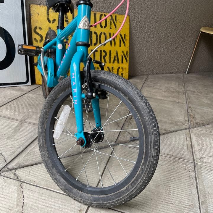 (引き取り限定)マリーン　子供自転車　キッズ　16インチ　補助輪付き