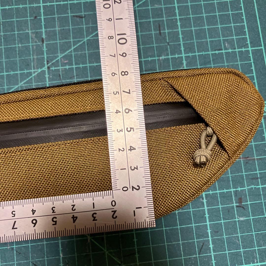 ハンドメイド　フレームバッグ　コーデュラ1000 コヨーテ 42cm