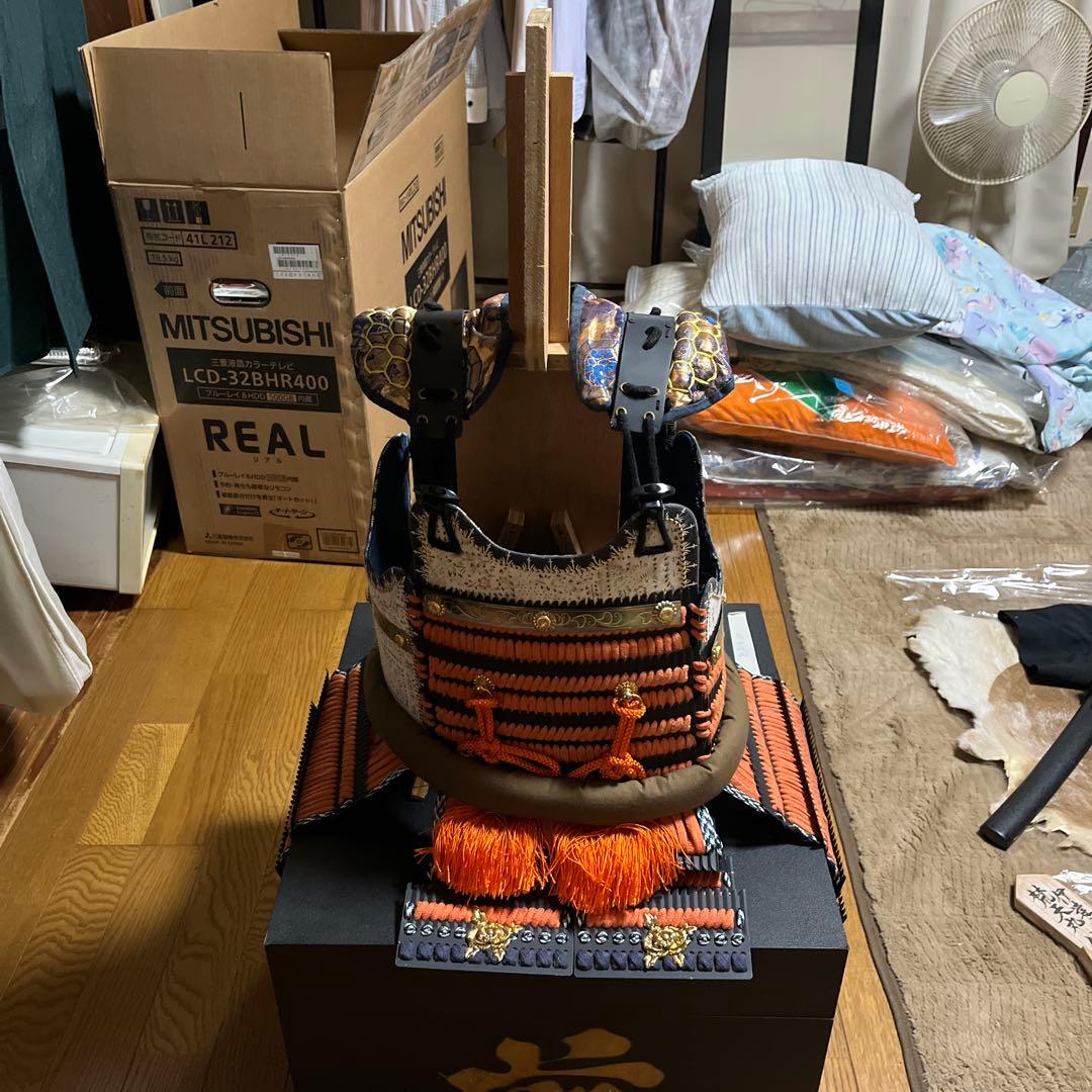 等身大鎧兜、五月人形、兜、稚児鎧兜、着用鎧兜