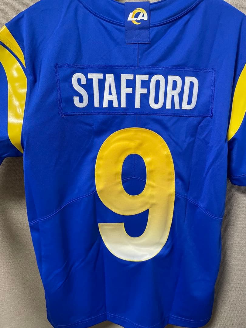 【1品限定】 ロサンゼルス・ラムズ 9ユニフォームMサイズ(日本サイズL)
