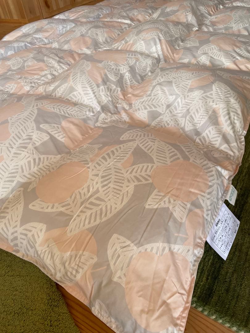 日本製　羽毛布団　シングル　イングランド産ホワイトダウン90% 1.3kg 2枚