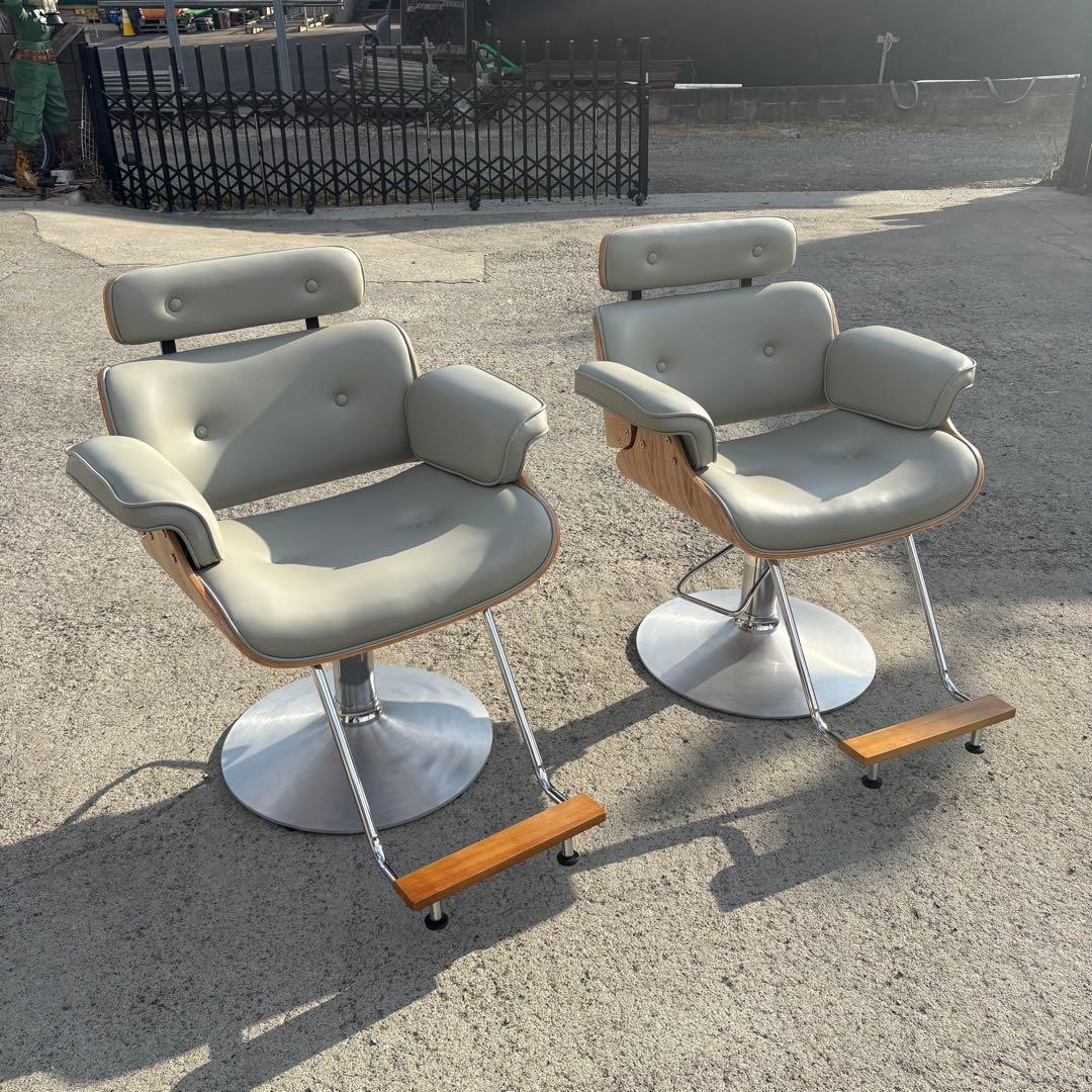 ②レイナカンパニー イームズ ラウンジチェア リプロダクト 美容室 理容室チェア