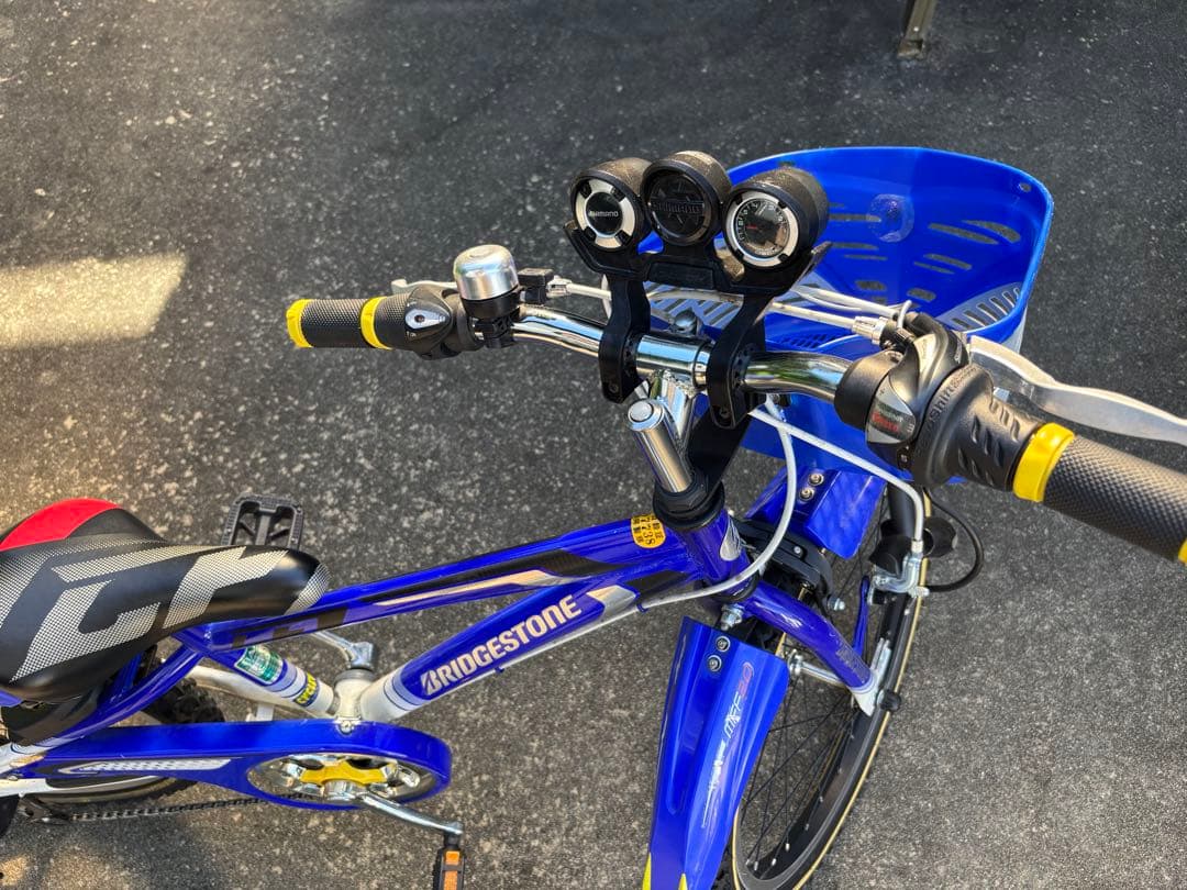 ブリヂストン　キッズ　自転車　20インチ　クロスファイアージュニア　青