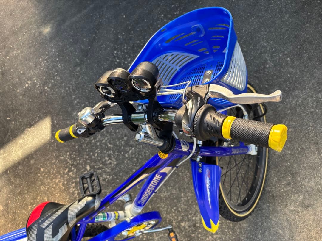 ブリヂストン　キッズ　自転車　20インチ　クロスファイアージュニア　青