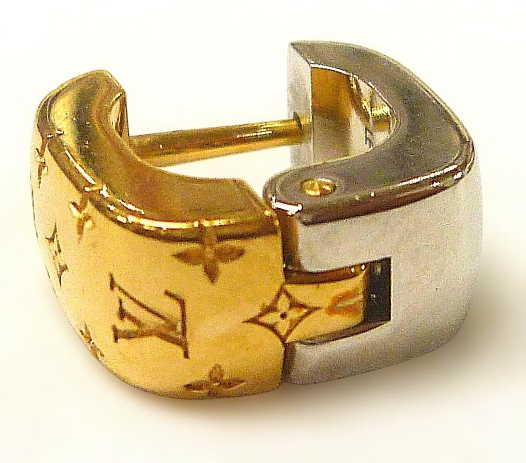 【LOUIS VUITTON】ブックレドレイユ ナノグラム ピアス 片耳のみ