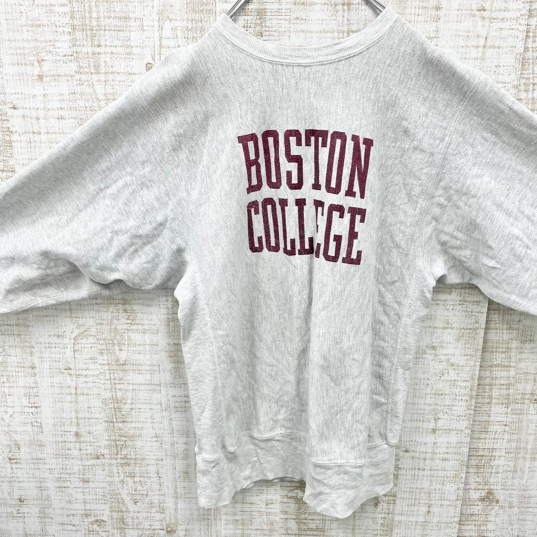 AZ54《USA製》チャンピオン　リバースウィーブ　ボストン　刺繍タグ　90S