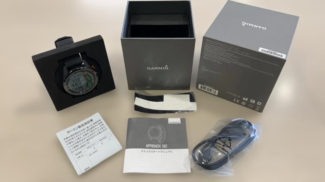 【おすすめ】GARMIN アプローチS62 GPSウォッチ ブラック