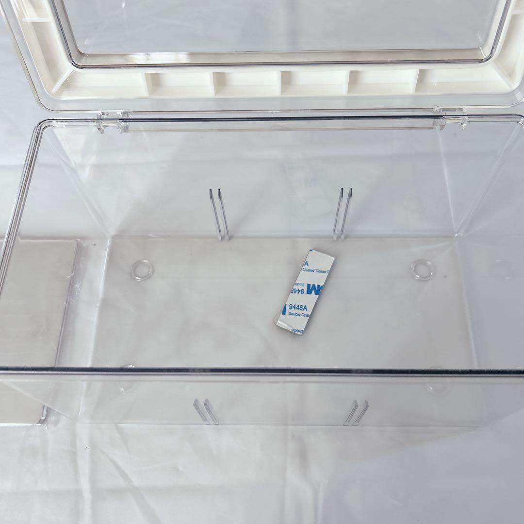 カードケース入れ 大容量 ハンドル付き 持ち運び 透明 多用途