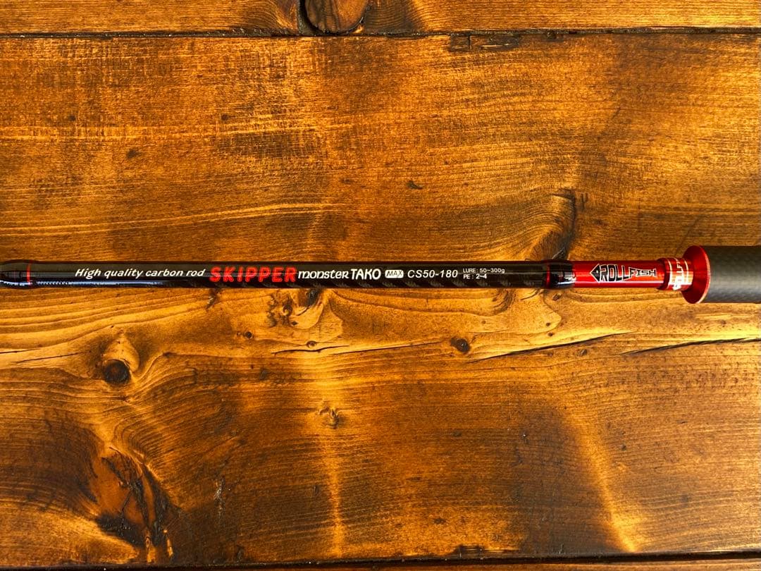 ジギングロッド　デジタルカウンター付きリール　イカメタル　スパイラル　右ハンドル