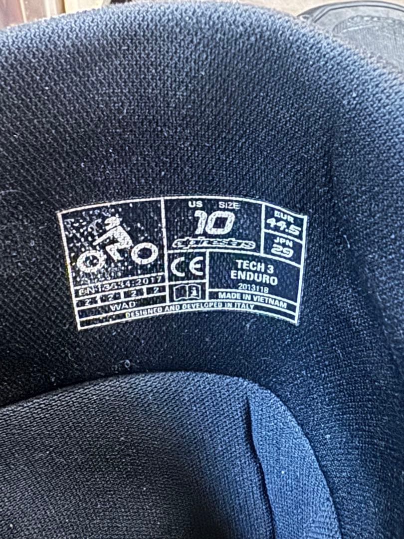 Alpinestars TECH 3 オフロードブーツ ブラック