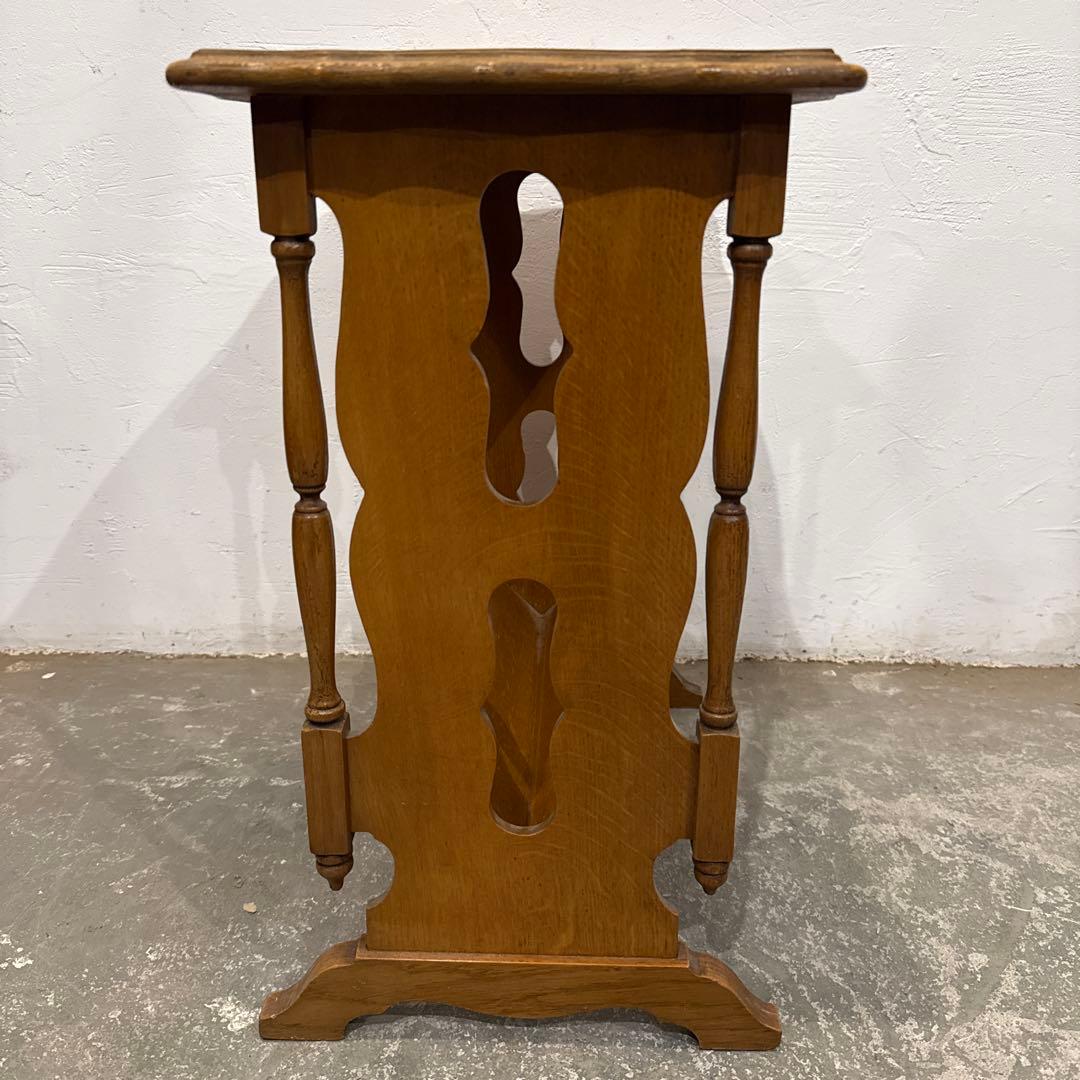 年末年始saleヴィンテージ　サイドテーブル　ブックスタンド　マガジンラック