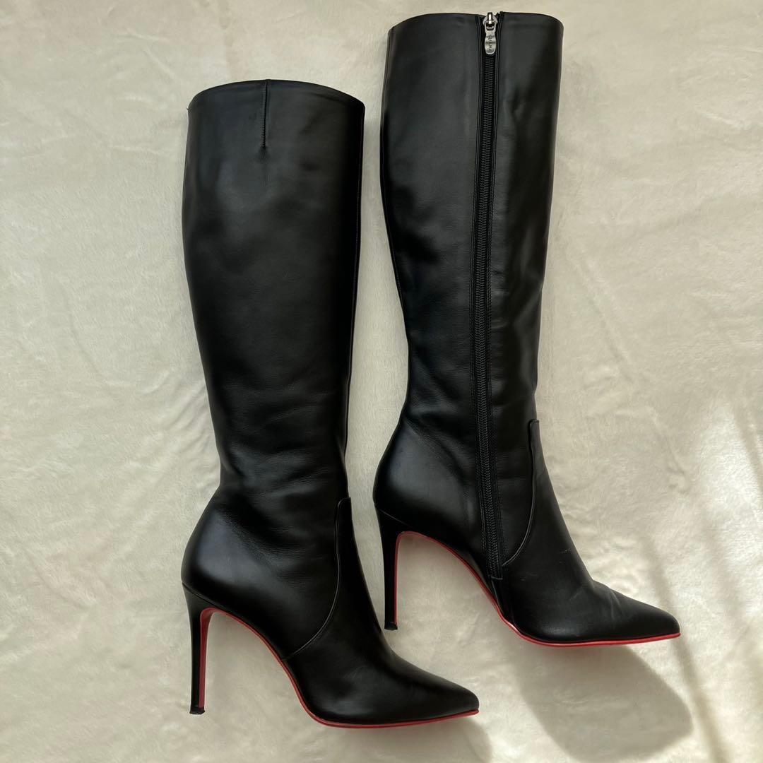 美品✨DIANA ダイアナ ロングブーツ ロングレザーブーツ ブラック 赤ソール