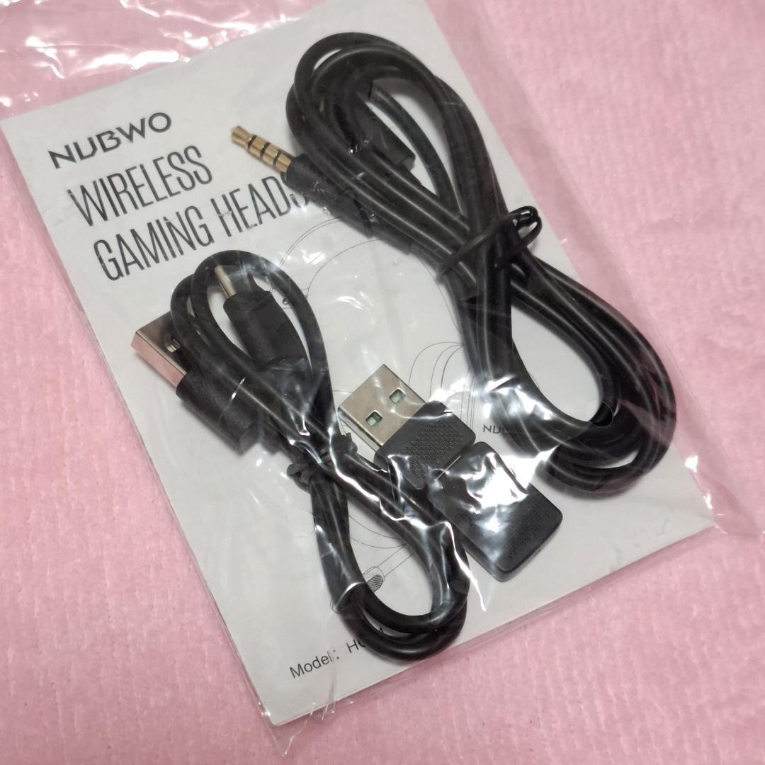 NUBWO ゲーミングヘッドセット 2.4GHz PC Switch PS5対応
