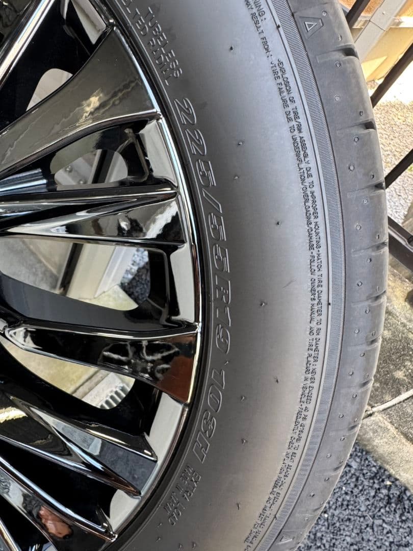 【カモノハシ】ヴェルファイアZプレミア 19インチ タイヤホイールセット