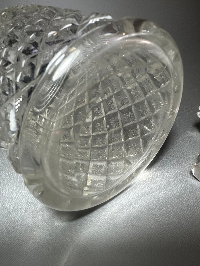 江戸切子　デキャンタ　江戸ガラス　桐箱