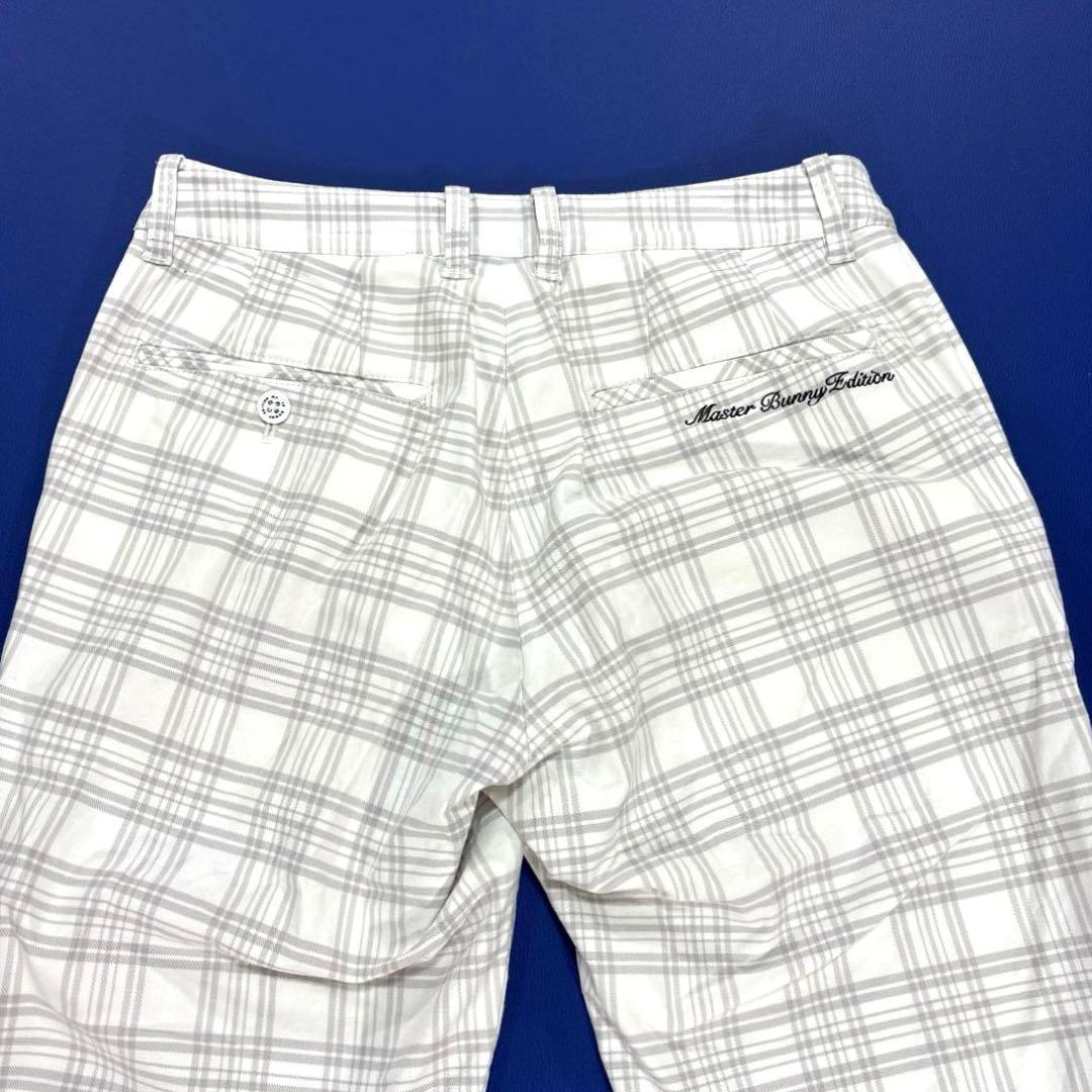 マスターバニーエディション　0/S ロングパンツ　ホワイト系　チェック柄